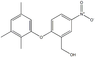 [5-nitro-2-(2,3,5-trimethylphenoxy)phenyl]methanol