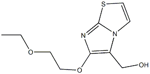 [6-(2-ethoxyethoxy)imidazo[2,1-b][1,3]thiazol-5-yl]methanol 化学構造式