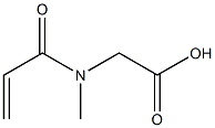 [acryloyl(methyl)amino]acetic acid Structure