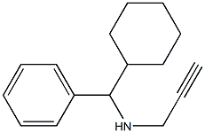[cyclohexyl(phenyl)methyl](prop-2-yn-1-yl)amine Struktur