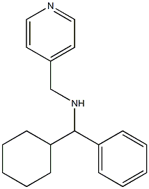 [cyclohexyl(phenyl)methyl](pyridin-4-ylmethyl)amine Structure