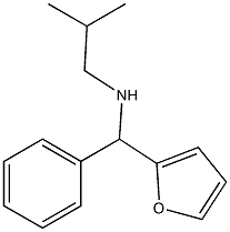[furan-2-yl(phenyl)methyl](2-methylpropyl)amine,,结构式