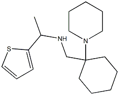 {[1-(piperidin-1-yl)cyclohexyl]methyl}[1-(thiophen-2-yl)ethyl]amine