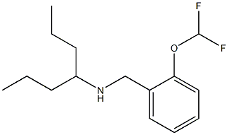 {[2-(difluoromethoxy)phenyl]methyl}(heptan-4-yl)amine