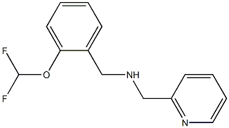 {[2-(difluoromethoxy)phenyl]methyl}(pyridin-2-ylmethyl)amine