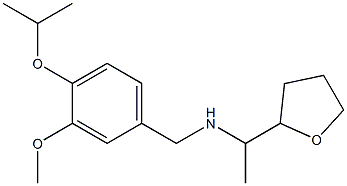 {[3-methoxy-4-(propan-2-yloxy)phenyl]methyl}[1-(oxolan-2-yl)ethyl]amine