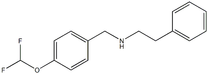 {[4-(difluoromethoxy)phenyl]methyl}(2-phenylethyl)amine