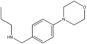 {[4-(morpholin-4-yl)phenyl]methyl}(propyl)amine|