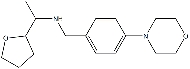 {[4-(morpholin-4-yl)phenyl]methyl}[1-(oxolan-2-yl)ethyl]amine