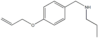  {[4-(prop-2-en-1-yloxy)phenyl]methyl}(propyl)amine