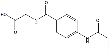 {[4-(propionylamino)benzoyl]amino}acetic acid