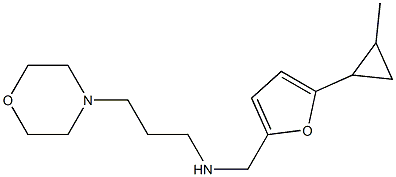 {[5-(2-methylcyclopropyl)furan-2-yl]methyl}[3-(morpholin-4-yl)propyl]amine|