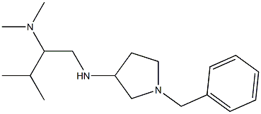 {1-[(1-benzylpyrrolidin-3-yl)amino]-3-methylbutan-2-yl}dimethylamine Struktur