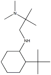 {1-[(2-tert-butylcyclohexyl)amino]-2-methylpropan-2-yl}dimethylamine 化学構造式