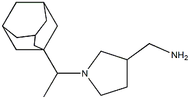 {1-[1-(1-adamantyl)ethyl]pyrrolidin-3-yl}methylamine Struktur