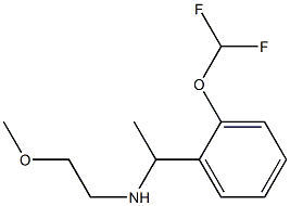 {1-[2-(difluoromethoxy)phenyl]ethyl}(2-methoxyethyl)amine