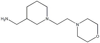 {1-[2-(morpholin-4-yl)ethyl]piperidin-3-yl}methanamine