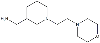 {1-[2-(morpholin-4-yl)ethyl]piperidin-3-yl}methanamine|