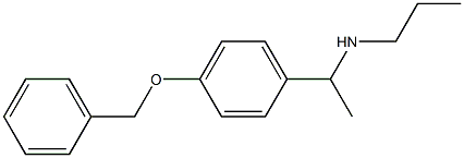 {1-[4-(benzyloxy)phenyl]ethyl}(propyl)amine Struktur