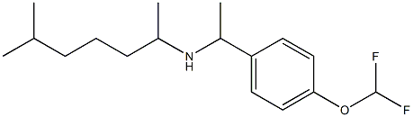 {1-[4-(difluoromethoxy)phenyl]ethyl}(6-methylheptan-2-yl)amine