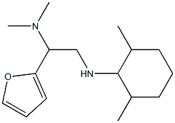 {2-[(2,6-dimethylcyclohexyl)amino]-1-(furan-2-yl)ethyl}dimethylamine Struktur