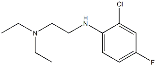 {2-[(2-chloro-4-fluorophenyl)amino]ethyl}diethylamine Struktur