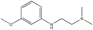 {2-[(3-methoxyphenyl)amino]ethyl}dimethylamine,,结构式