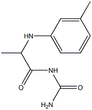 {2-[(3-methylphenyl)amino]propanoyl}urea