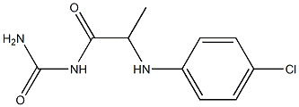 {2-[(4-chlorophenyl)amino]propanoyl}urea