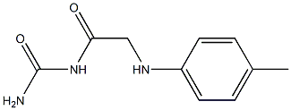 {2-[(4-methylphenyl)amino]acetyl}urea