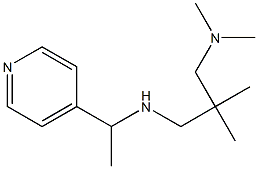 {2-[(dimethylamino)methyl]-2-methylpropyl}[1-(pyridin-4-yl)ethyl]amine