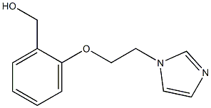 {2-[2-(1H-imidazol-1-yl)ethoxy]phenyl}methanol,,结构式