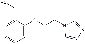 {2-[2-(1H-imidazol-1-yl)ethoxy]phenyl}methanol 化学構造式