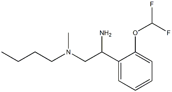 {2-amino-2-[2-(difluoromethoxy)phenyl]ethyl}(butyl)methylamine|