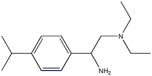 {2-amino-2-[4-(propan-2-yl)phenyl]ethyl}diethylamine Structure