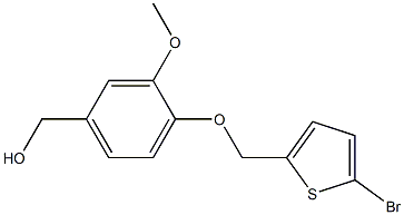 {4-[(5-bromothiophen-2-yl)methoxy]-3-methoxyphenyl}methanol