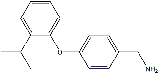 {4-[2-(propan-2-yl)phenoxy]phenyl}methanamine Struktur