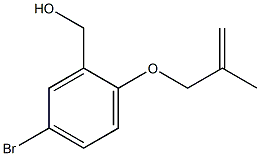 {5-bromo-2-[(2-methylprop-2-en-1-yl)oxy]phenyl}methanol Structure