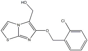 {6-[(2-chlorobenzyl)oxy]imidazo[2,1-b][1,3]thiazol-5-yl}methanol Structure