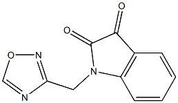 1-(1,2,4-oxadiazol-3-ylmethyl)-2,3-dihydro-1H-indole-2,3-dione Structure