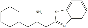 1-(1,3-benzothiazol-2-yl)-3-cyclohexylpropan-2-amine|