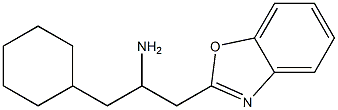 1-(1,3-benzoxazol-2-yl)-3-cyclohexylpropan-2-amine Struktur