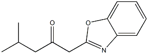 1-(1,3-benzoxazol-2-yl)-4-methylpentan-2-one|