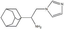 1-(1-adamantyl)-2-(1H-imidazol-1-yl)ethanamine Struktur