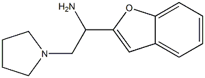  1-(1-benzofuran-2-yl)-2-(pyrrolidin-1-yl)ethan-1-amine