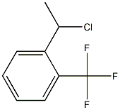 1-(1-chloroethyl)-2-(trifluoromethyl)benzene 结构式