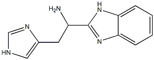 1-(1H-1,3-benzodiazol-2-yl)-2-(1H-imidazol-4-yl)ethan-1-amine Struktur