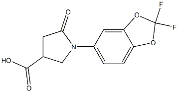 1-(2,2-difluoro-2H-1,3-benzodioxol-5-yl)-5-oxopyrrolidine-3-carboxylic acid