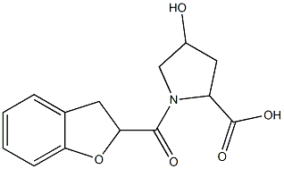 1-(2,3-dihydro-1-benzofuran-2-ylcarbonyl)-4-hydroxypyrrolidine-2-carboxylic acid