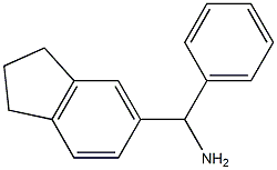 1-(2,3-dihydro-1H-inden-5-yl)-1-phenylmethanamine,,结构式